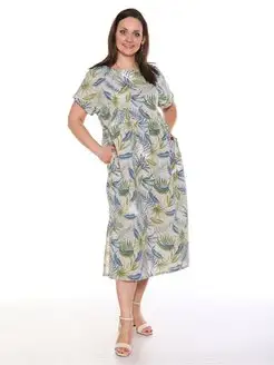 Платье летнее большие размеры ТЕКСМАСТЕР 159430843 купить за 1 052 ₽ в интернет-магазине Wildberries