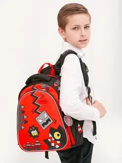 Рюкзак школьный для мальчика красный NUKKI 159494047 купить за 3 484 ₽ в интернет-магазине Wildberries