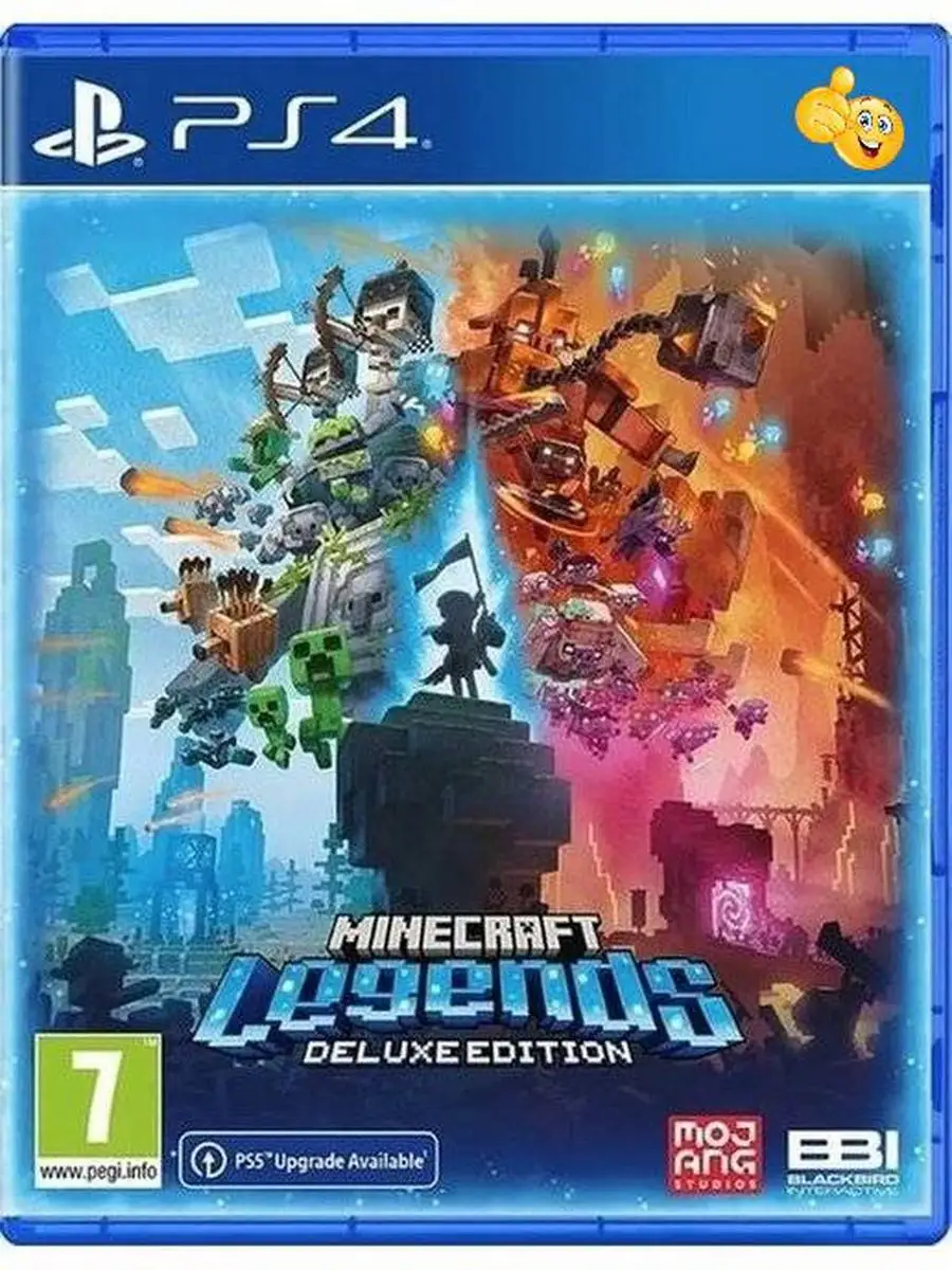 Minecraft Legends PS4 Deluxe Edition Майнкрафт Легендс PlayStation  159496350 купить за 2 735 ₽ в интернет-магазине Wildberries