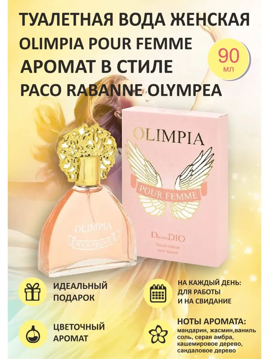 Туалетная вода Olimpia pour femme в стиле paco rabanne Positive-Parfum  159522005 купить за 387 ₽ в интернет-магазине Wildberries