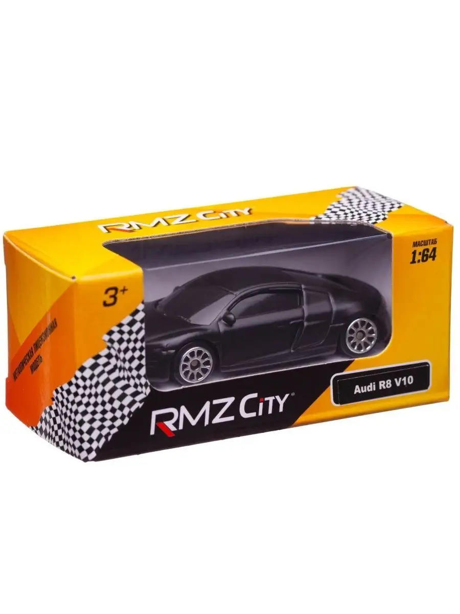 Машинка металлическая RMZ City 1 64 Audi R8 V10 UNI-FORTUNE 159526972  купить за 293 ₽ в интернет-магазине Wildberries