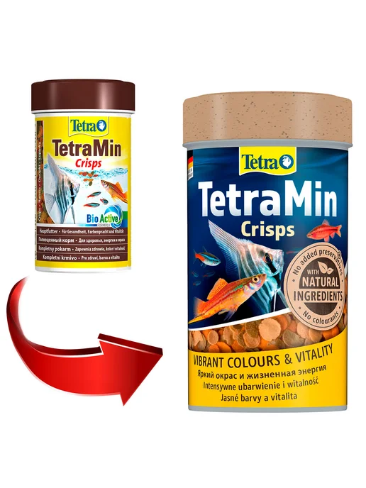 TETRA Корм для рыбок аквариумных чипсы TetraMin Crisps 500 мл, 500 мл, фото 2