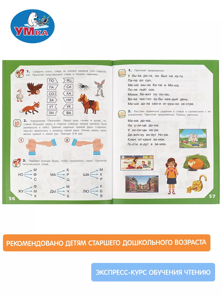 Книга Букварь 3 месяца до школы учимся читать М Жукова Умка 159648743  купить в интернет-магазине Wildberries