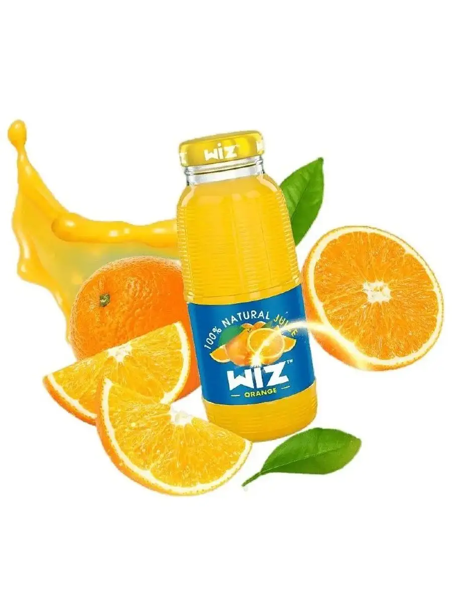 Сок WIZ Orange (Виз Апельсиновый) 100%, 0,25л х 12 шт WIZ 159680433 купить  за 1 008 ₽ в интернет-магазине Wildberries