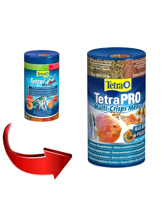 TETRA Корм для рыбок аквариумных Pro Menu чипсы 250 мл, 250 мл, фото 2