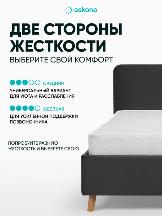 Аскона Анатомический матрас Медикеа 160×200 см, 160x200 см, фото 3