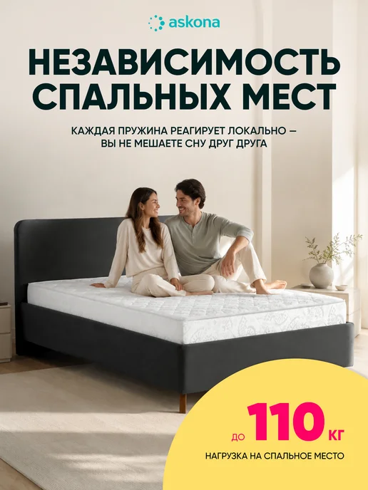 Аскона Анатомический матрас Медикеа 160×200 см, 160x200 см, фото 7