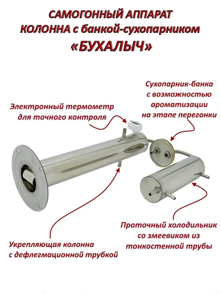 Бражная колонна как разновидность самогонного аппарата