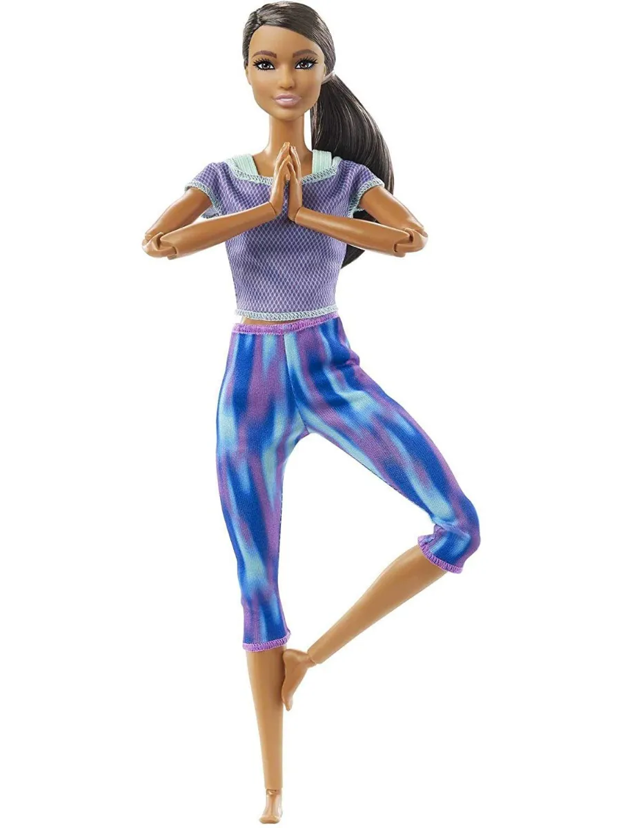 Кукла Барби Made to Move Yoga Брюнетка Barbie 159791156 купить за 2 681 ₽ в  интернет-магазине Wildberries