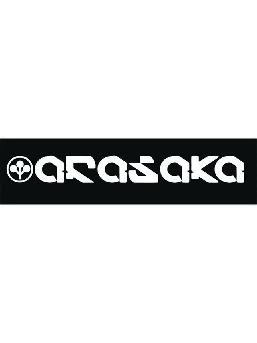 Наклейка на авто ARASAKA 100X11 см белая StickerCool 159796305 купить за  326 ₽ в интернет-магазине Wildberries