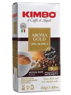 Кофе молотый Кимбо Aroma Gold 250гр KIMBO 159878770 купить за 602 ₽ в интернет-магазине Wildberries