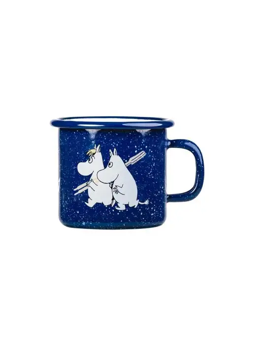 Muurla Кружка эмалированная Moomin Моряки синяя 250 мл