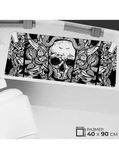 Большой игровой коврик для пк Черепа