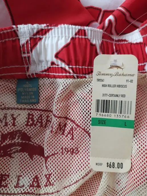 Tommy Bahama шорты, красный, фото 4