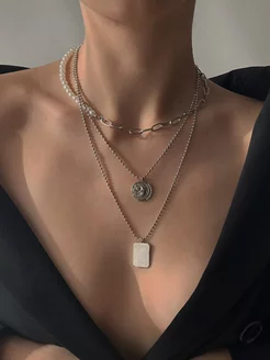 Набор бижутерных цепочек SOUG JEWELRY 159945857 купить за 288 ₽ в интернет-магазине Wildberries