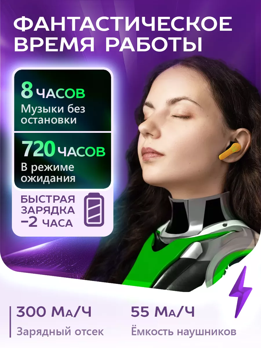 Игровые беспроводные наушники + напальчники для PUBG Aura Accessory  159989990 купить за 836 ₽ в интернет-магазине Wildberries