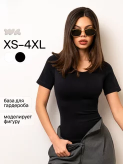 Футболка базовая однотонная WAISTLINE 160003496 купить за 1 905 ₽ в интернет-магазине Wildberries