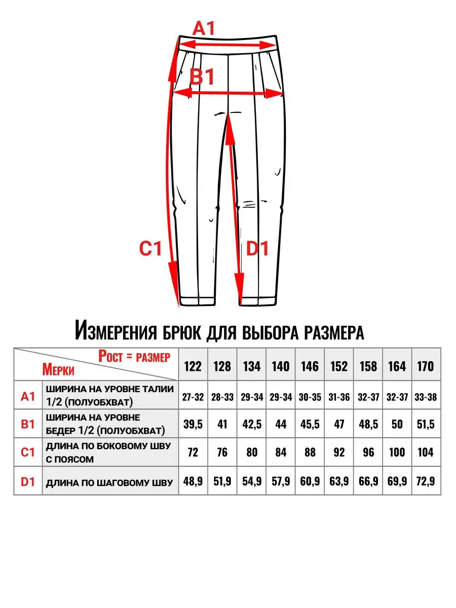 size table