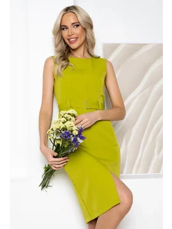 Платье футляр летнее трикотажное офисное на праздник open-style 160037158 купить за 1 657 ₽ в интернет-магазине Wildberries