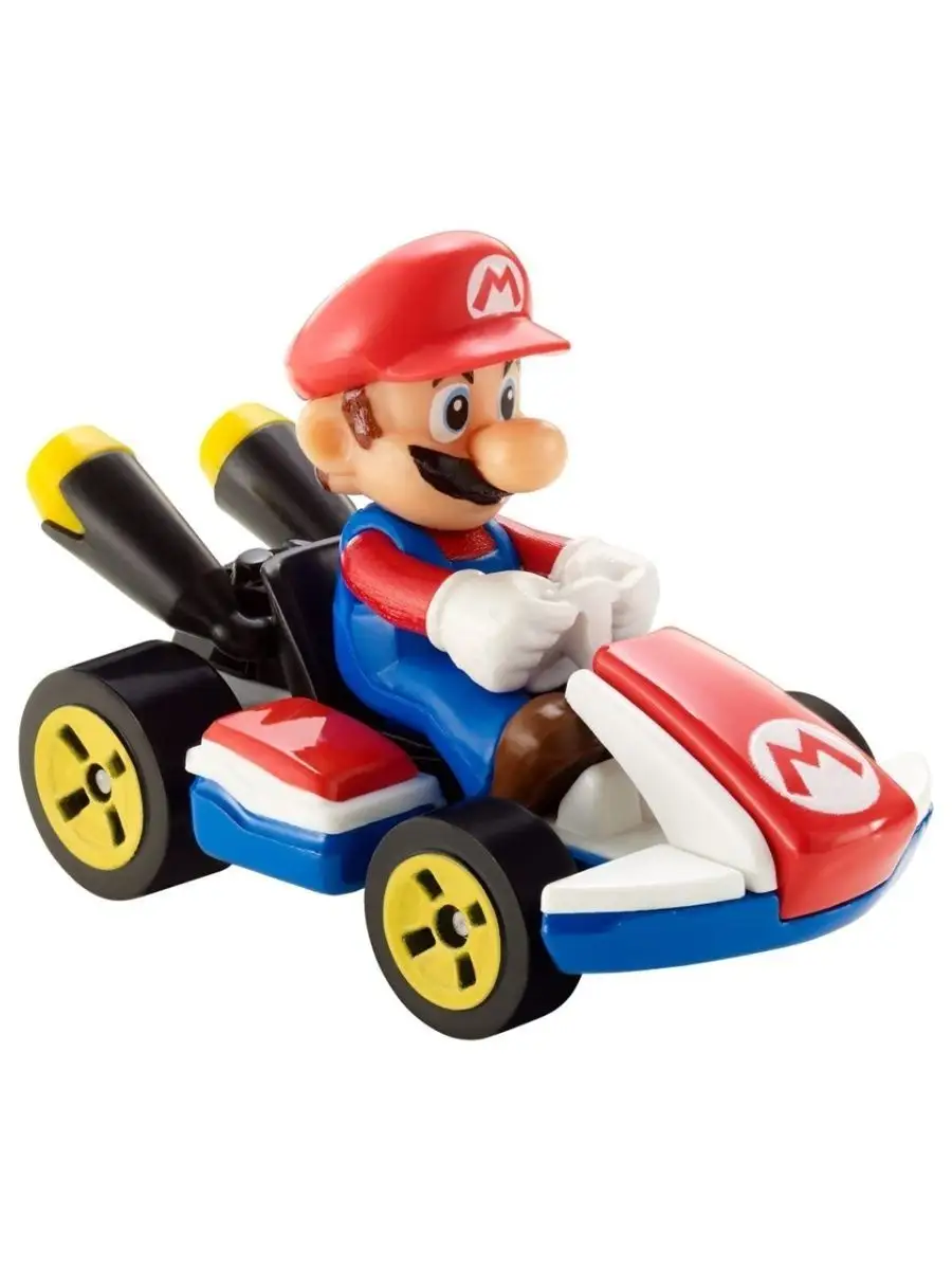 Машинка коллекционная MARIO STANDARD KART с фигуркой GBG26 Hot Wheels  160044517 купить в интернет-магазине Wildberries