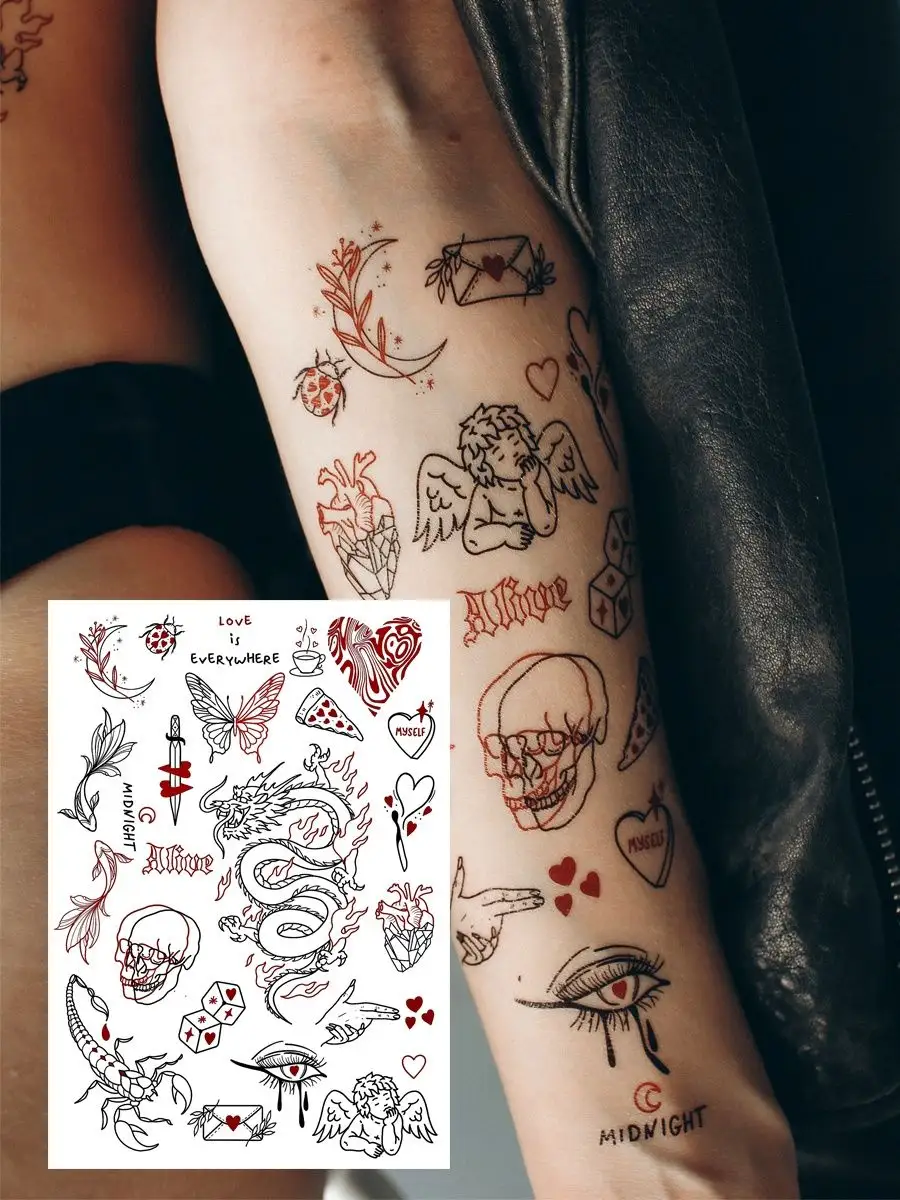 Переводные татуировки от МнеТату