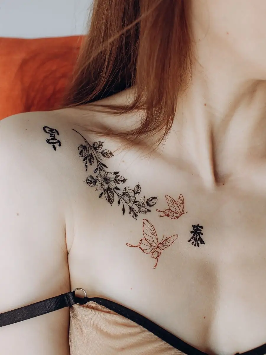 Tatts For You Татуировки переводные временные набор татушки взрослые дети