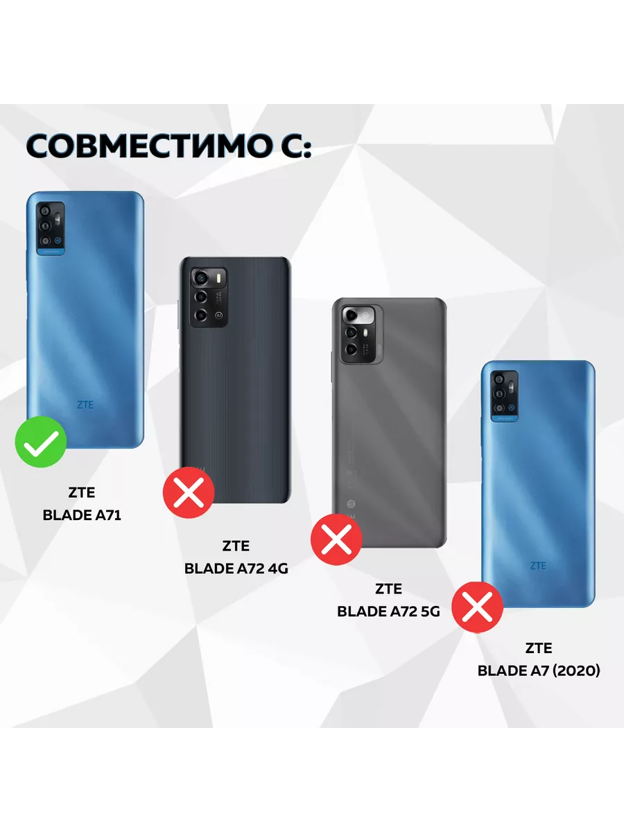 Чехол на ZTE Blade A71/ЗТЕ Блейд А71 ZTE 160069047 купить за 299 ₽ в  интернет-магазине Wildberries