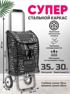 Сумка тележка на колесах FireGoods 160101686 купить за 1 624 ₽ в интернет-магазине Wildberries