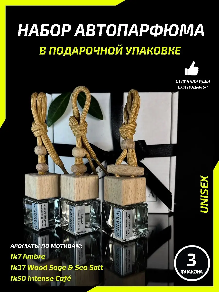 Подарочный набор ароматизаторов в машину Chiara fragrance 160117440 купить  за 765 ₽ в интернет-магазине Wildberries