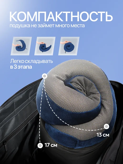 ARIstore Подушка для путешествий на шею, вариант, фото 4
