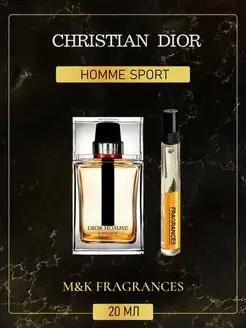 CHRISTIAN DIOR Homme Sport духи Диор Хом Спорт M&K Fragrances 160143285 купить за 647 ₽ в интернет-магазине Wildberries