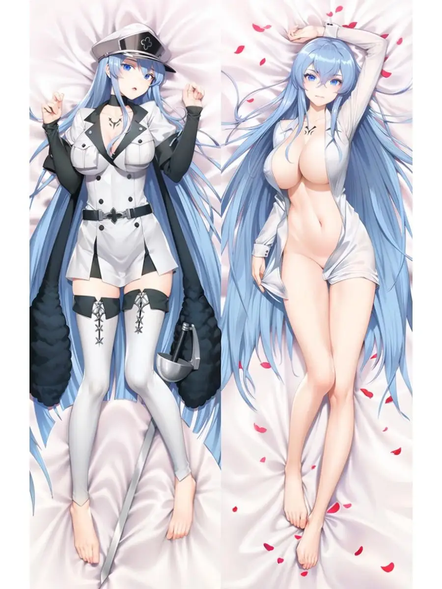 Дакимакура Убийца Акаме Esdeath Эсдес 205х65 см dakimakura17 160157798  купить за 9 116 ₽ в интернет-магазине Wildberries