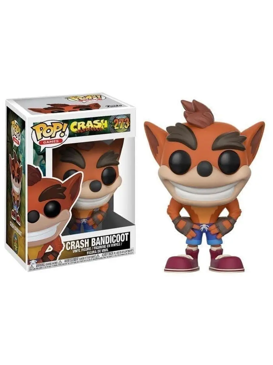 Фигурка Крэш Бандикут (Crash Bandicoot) Funko 160163127 купить в  интернет-магазине Wildberries