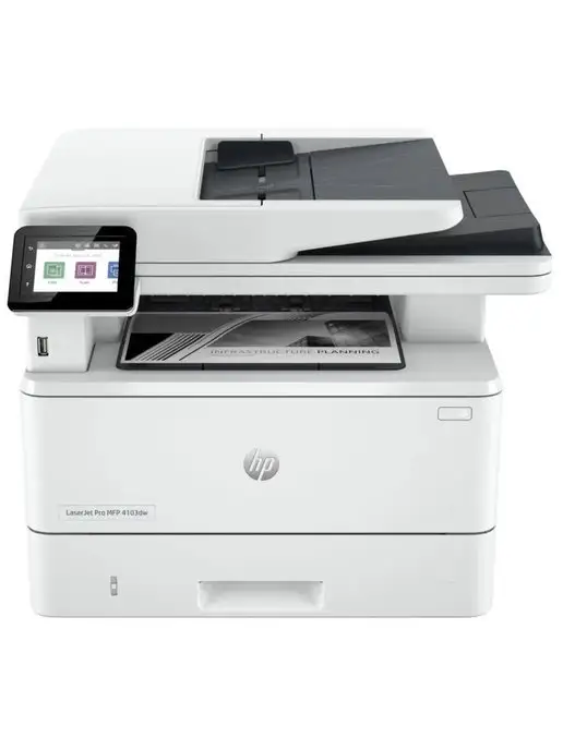 HP 4103dw + USB кабель + МФУ лазерное HP LaserJet Pro 4103dw (2Z627A)