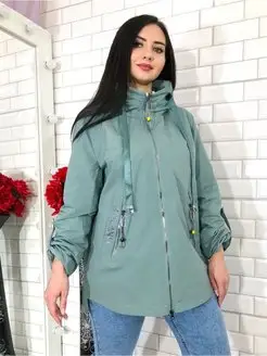 Ветровка женская больших размеров H&L Fashion 160188230 купить за 1 745 ₽ в интернет-магазине Wildberries