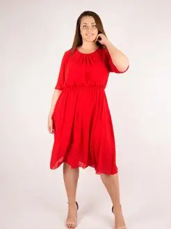 Платье женское праздничное большие размеры Элеганте 160188346 купить за 1 089 ₽ в интернет-магазине Wildberries
